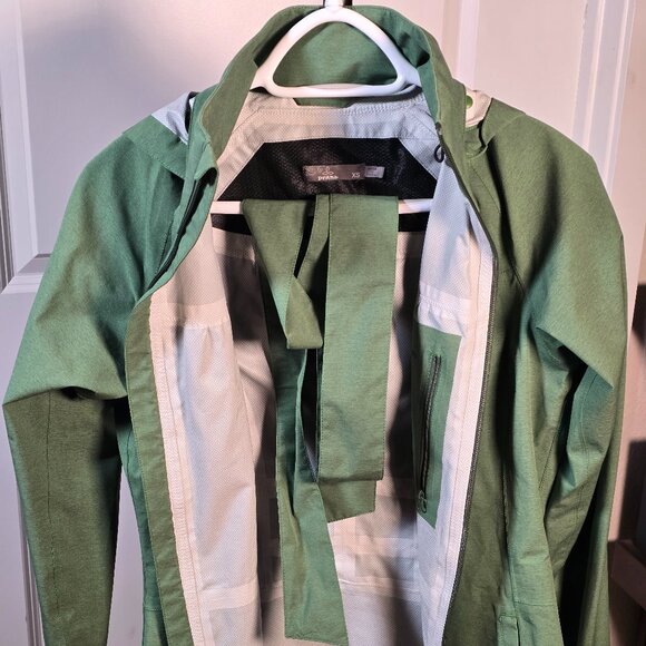 Men's XS Green Prana Raincoat - Picture 1 of 3